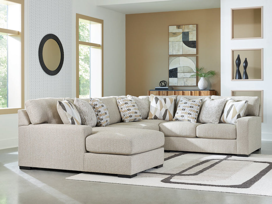 Laurelgrove Sectional with Chaise - MR ZEE FURNITURE