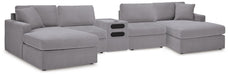 Modmax 5 Piece Sectional with Audio Console - MR ZEE FURNITURE