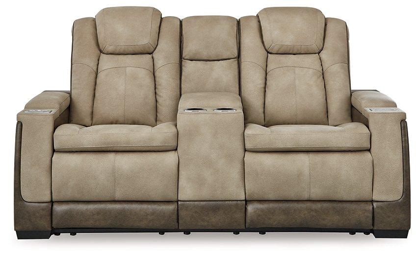 Next-Gen DuraPella Power Reclining Loveseat with Console - MR ZEE FURNITURE
