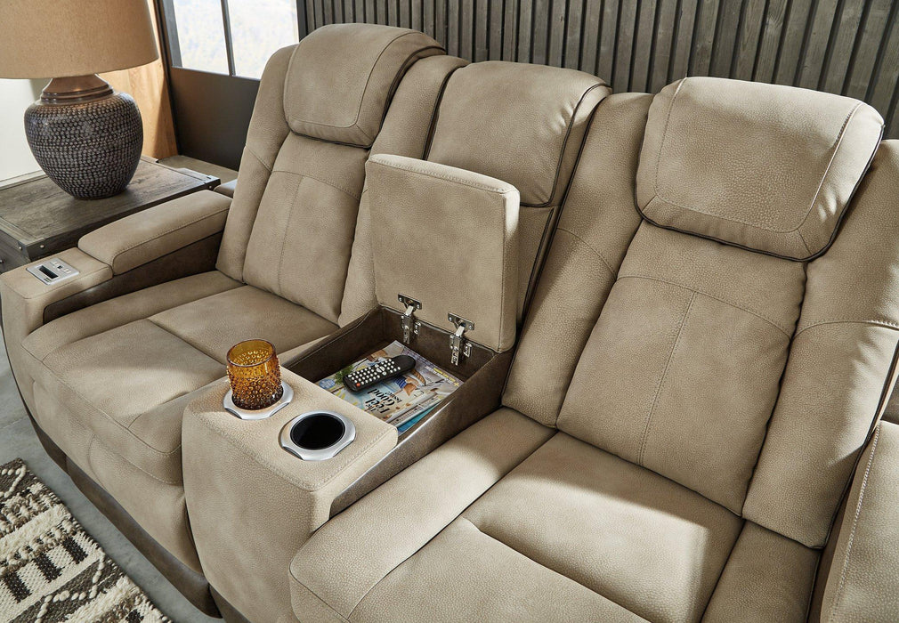 Next-Gen DuraPella Power Reclining Loveseat with Console - MR ZEE FURNITURE