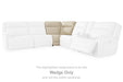 Double Deal Reclining Sectional with Console - MR ZEE FURNITURE