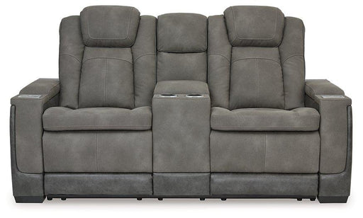 Next-Gen DuraPella Power Reclining Loveseat with Console - MR ZEE FURNITURE