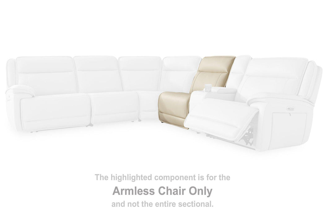 Double Deal Reclining Sectional with Console - MR ZEE FURNITURE