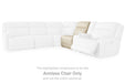 Double Deal Reclining Sectional with Console - MR ZEE FURNITURE