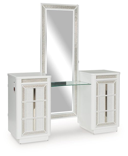 Chalanna Vanity with Mirror - MR ZEE FURNITURE