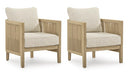 Spooners Cove Outdoor Lounge Chair with Cushion (Set of 2) - MR ZEE FURNITURE